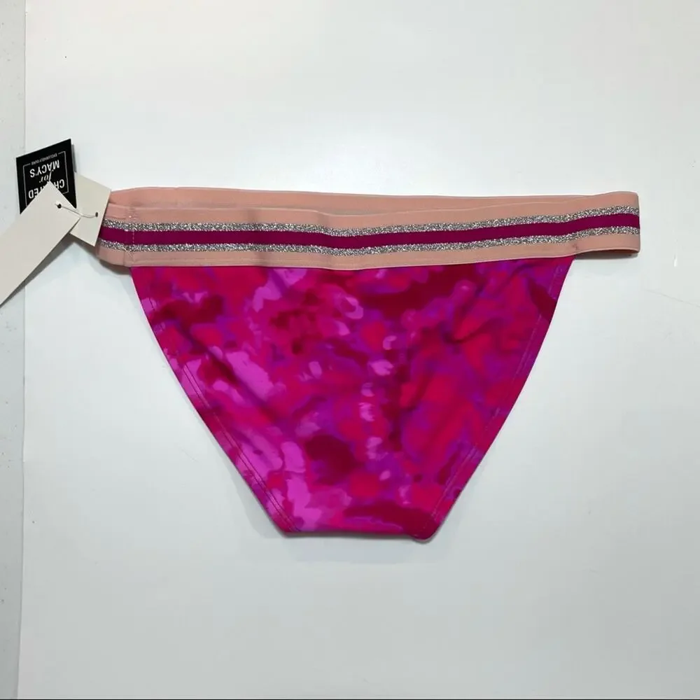Hula Honey Pink TIE-DYE Bikini Swim Bottom XS
